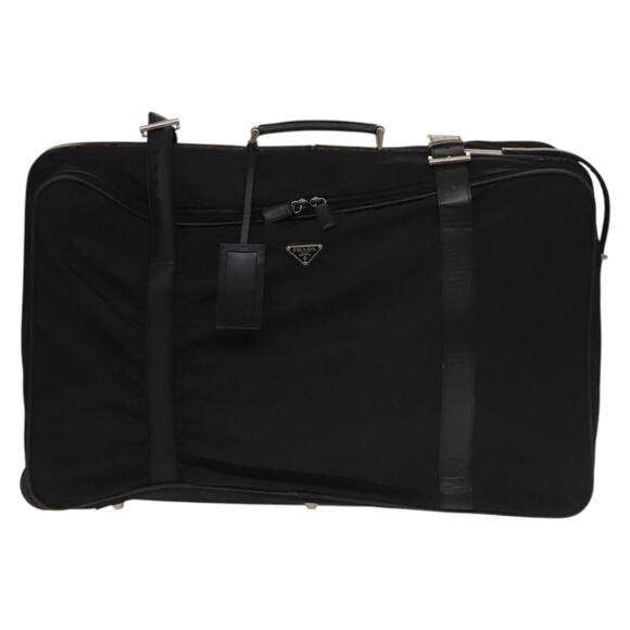 PRADA Suitcase Nylon Black Silver - Picture 2 of 9